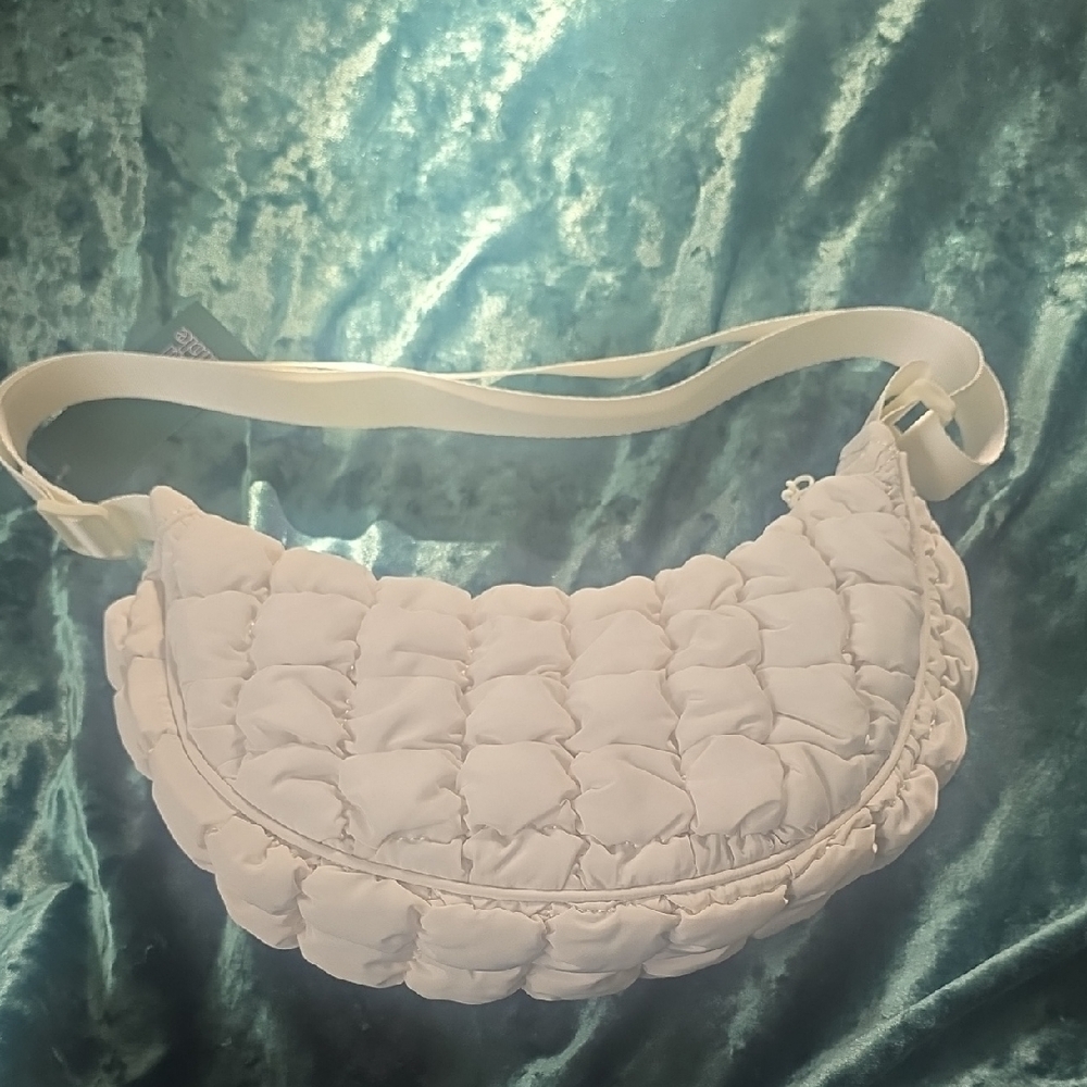 White Quilted Shoulder Bag